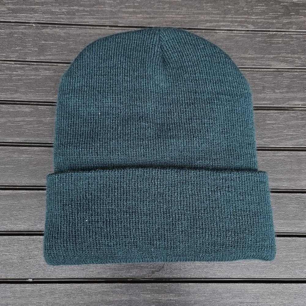 Ariat Boots Hunter Green Beanie Mens Womens Unisex Beanie Hat EUC CLEAN